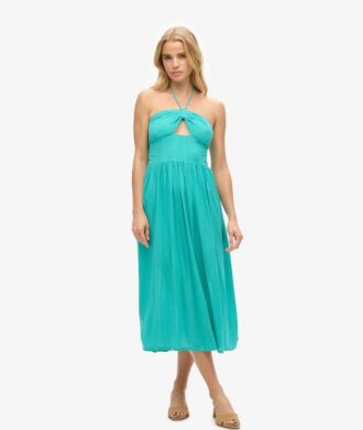 Vestido midi con aberturas
