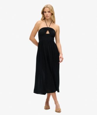 Vestido midi con aberturas