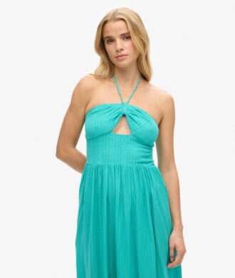 Vestido midi con aberturas