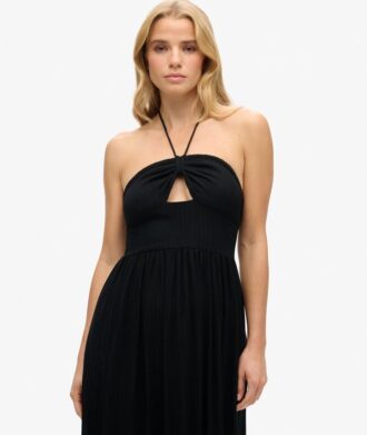 Vestido midi con aberturas