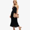 Vestido midi con aberturas