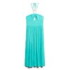 Vestido midi con aberturas