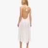 Vestido midi con cuello halter