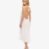 Vestido midi con cuello halter