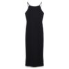 Vestido midi de jersey con espalda de encaje