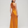 Vestido midi de satén estilo Racer