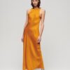 Vestido midi de satén estilo Racer