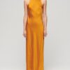 Vestido midi de satén estilo Racer