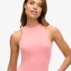 Vestido mini ajustado con espalda cruzada
