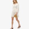 Vestido mini con cuello en V Ibiza
