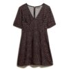 Vestido mini de pantalones cortos estampado