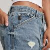 Vintage Jeans de carpintero de algodón Organic Cotton