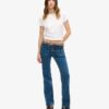 Vintage Organic Cotton Low Rise Slim Flare Jeans