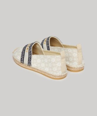 Zapatos con superposición de lona tipo alpargata